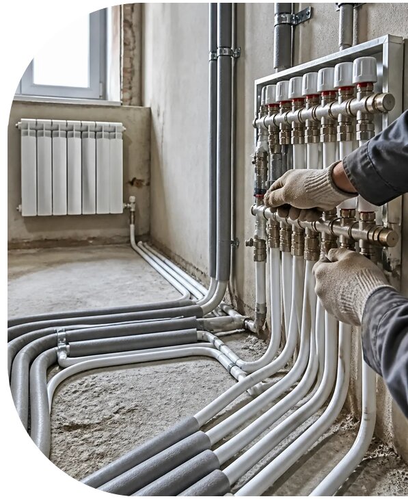 Прокладка труб отопления в Чите от 828 р. | АПаруса-Чта